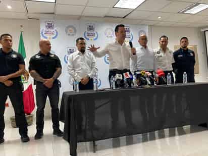 Fernández Montañez destacó en rueda de prensa, que la tasa de resolución de delitos es del 95 por ciento, un logro que se ha alcanzado gracias a la colaboración de corporaciones. (EL SIGLO DE TORREÓN)