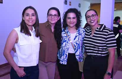 Anto, Tania, Lupita e Irene.
