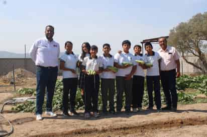 Alumnos de la Escuela Primaria 16 de Noviembre en el ejido Solima de Matamoros (EL SIGLO DE TORREÓN / DANIELA CERVANTES)