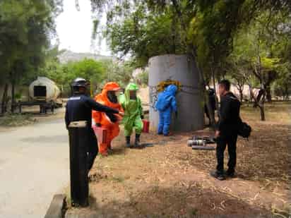 Corporaciones de auxilio se capacitan en simulacro de emergencia con amoniaco