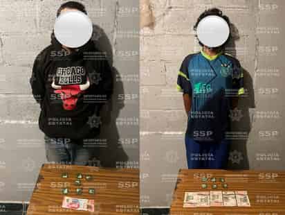Agentes estatales detiene a dos en La Loma con dosis de cristal