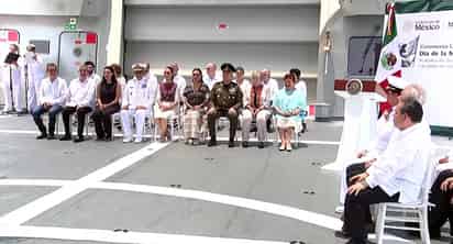 Claudia Sheinbaum encabeza ceremonia del Día de la Marina Nacional