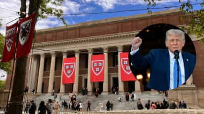 Estudiantes internacionales en el campus de Harvard, una de las universidades más prestigiosas del mundo, ahora enfrentan nuevas restricciones impuestas por el expresidente Donald Trump en medio de acusaciones políticas y tensiones por seguridad nacional. (ARCHIVO)