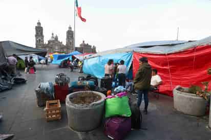 CNTE valora retiro de plantón en el Zócalo