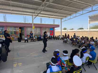 Realiza Seguridad Pública de Gómez Palacio visita educativa a jardín de niños