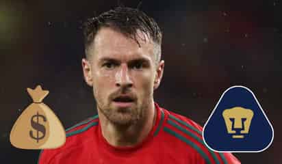 Pumas: ¿Cuál sería el salario de Aaron Ramsey en la Liga MX?