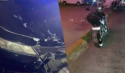 Abandonan vehículo tras arrollar a pareja en motocicleta en Gómez Palacio, los afectados están hospitalizados