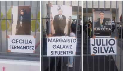 Colocan nombres de jueces que dieron libertad a presunto violador en Gómez Palacio en tercer día de protestas