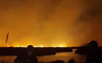 Incendio forestal consume más de 100 hectáreas en el valle de Cuatro Ciénegas
