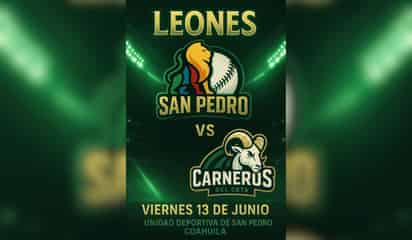 Se enfrentarán los Leones de San Pedro y Carneros del CBTA en la Liga Sinergia