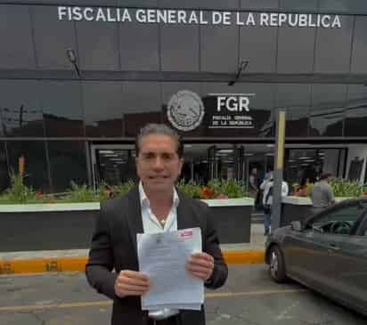 Senador Luis Fernando Salazar denuncia, ahora en Fiscalía General de la República, al alcalde de Torreón