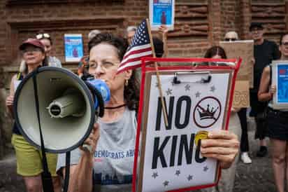 'No Kings' encabeza protestas en EUA contra Donald Trump