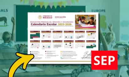 Ciclo escolar 2025-2026: Este es el nuevo calendario de la SEP
