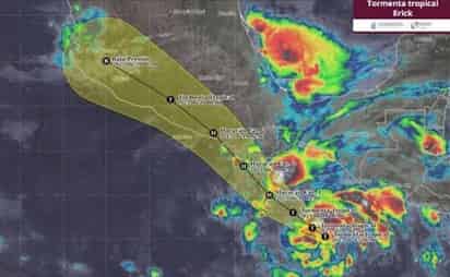Tormenta tropical Erick amenaza con golpear Oaxaca como huracán categoría 1 o 2