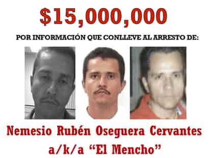 Estados Unidos sanciona a 'El Mencho' y al supuesto asesino de la influencer Valeria Márquez