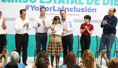 Gobernador del Estado premia a las y los ganadores del Concurso Estatal de Dibujo