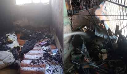 Fuego arrasa con dos viviendas en Torreón, no se reportaron lesionados