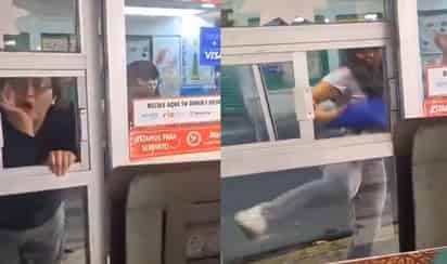 Agresión Oxxo (CAPTURA)