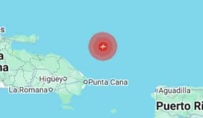 Registran temblor de magnitud 5,5 entre Puerto Rico y República Dominicana