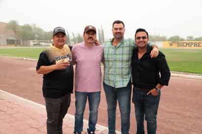 Saúl Padilla, Cloro Padilla, Alfredo Alarcón y Jorge Mata.