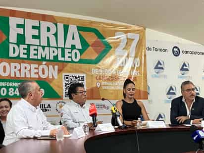 Feria del Empleo para Torreón ofertará este viernes 450 vacantes, algunos sueldos llegan hasta 25 mil pesos. (EL SIGLO DE TORREÓN)