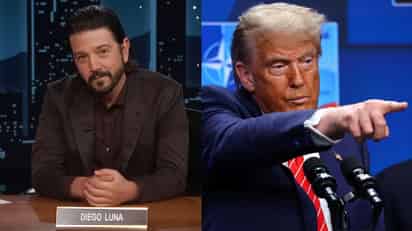 Diego Luna / Donald Trump (ESPECIAL)