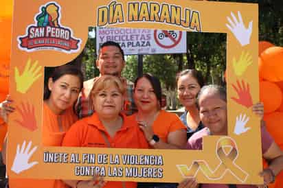 Conmemoran Día Naranja en San Pedro