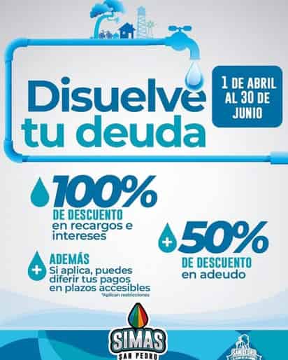 Llaman a aprovechar últimos días de descuentos en el pago de agua potable