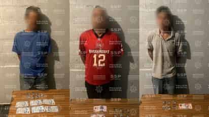 Detienen a tres con cristal en el fraccionamiento Santa Teresa de Gómez Palacio