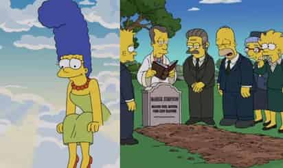 Marge muere en Los Simpson (CAPTURA)
