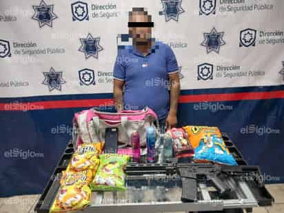 Agentes municipales frustran asalto a comercio, hay un detenido que pretendía escapar en un taxi