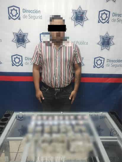 Hombre es detenido en la colonia Nuevo Torreón con presunta droga