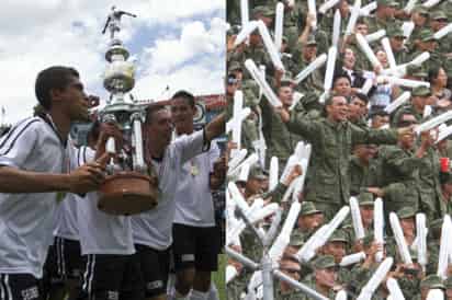 Así fue el día que el Ejército se enfrentó a la Marina en un partido de futbol