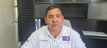 Juan Roberto Baeza Díaz, titular de la Jurisdicción Sanitaria 01 con sede en Piedras Negras