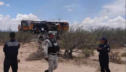 Se incendia máquina del ferrocarril en Mapimí