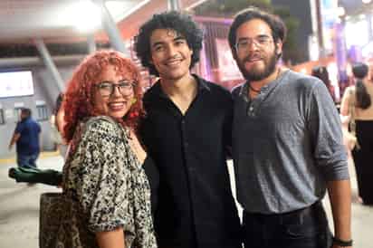 Barbara Salazar, Carlos Miranda y Carlos González.