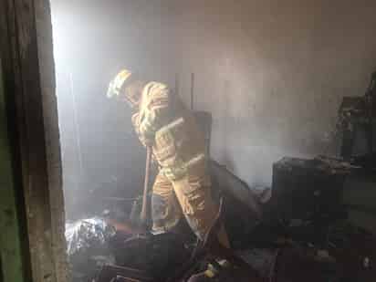 Se incendia domicilio en el fraccionamiento San Antonio de Lerdo