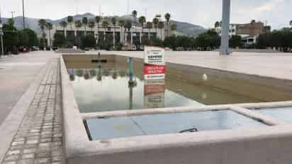 Fuentes de Plaza Mayor quedaron fuera de servicio. (EL SIGLO DE TORREÓN)