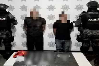 GRT detiene a dos hombres por posesión de narcóticos en la colonia Vista Hermosa