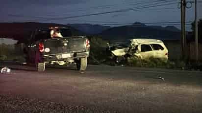 4 muertos y 5 lesionados dejó fuerte impacto en carretera Saltillo - Zacatecas