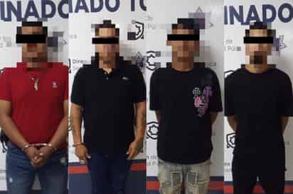 Agentes municipales detienen a cuatro por alterar el orden público en la Zona Centro de Torreón