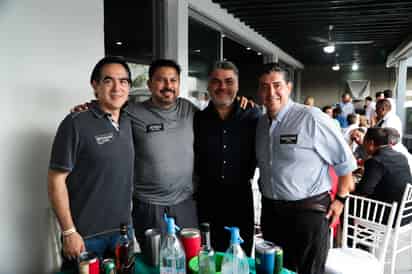 Jesús Navarro, Alejandro Ramírez, Alfonso Romo y Oswaldo Ramírez.