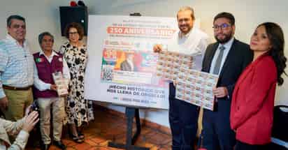 Ramos Arizpe tiene Billete Conmemorativo de la Lotería Nacional