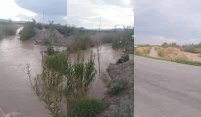 Registra ligero escurrimiento el Río Aguanaval debido a las recientes lluvias