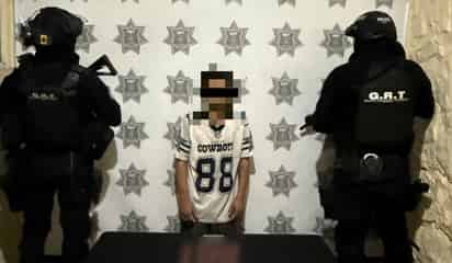 Agentes del GRT detienen a hombre con dosis de droga en calles de la colonia Sol de Oriente