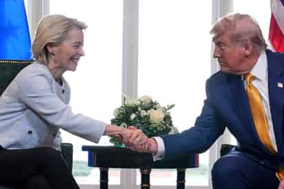 Cede Unión Europea a 15 % de aranceles de Donald Trump