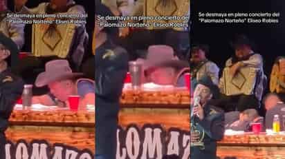 Eliseo Robles se desmaya en pleno show del Palomazo Norteño | Video