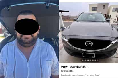 Cae en Torreón sujeto que ofrecía en redes camioneta robada en 300 mil pesos