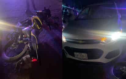 Motociclista de 15 años sufre accidente en Gómez Palacio