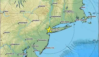 Sismo de  3,0 sacude el área de Nueva York